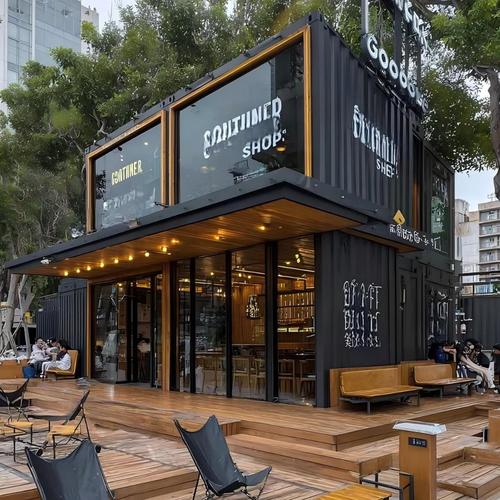 天津工厂别墅集装箱街区规划商业街店铺工业风售楼处办公室